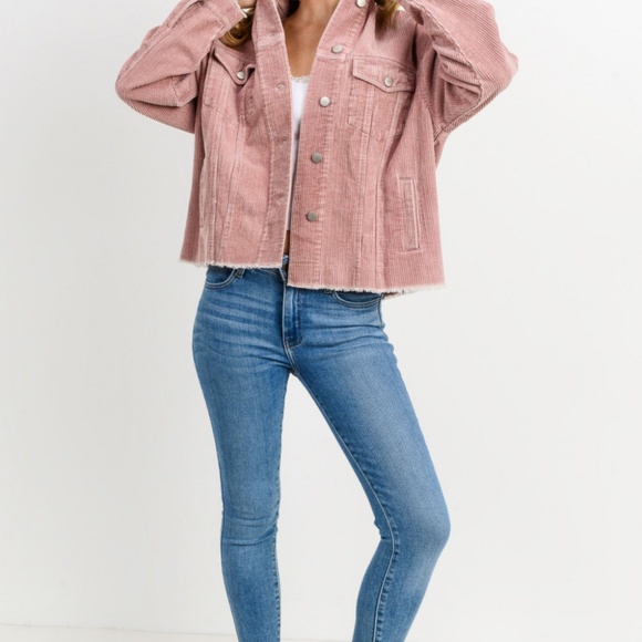 Mauve Corduroy Jacket - Picture 6 of 6